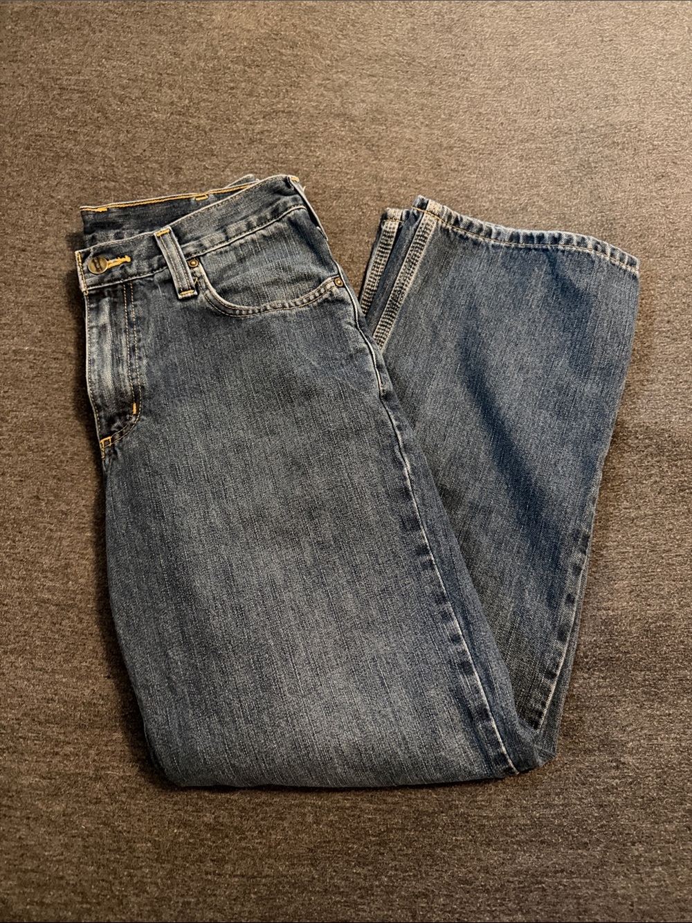 Carhartt Men's Blue Denim Jeans